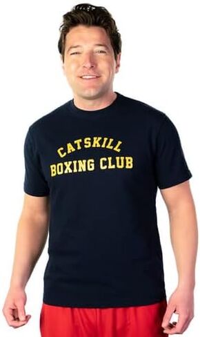 Catskill Boxing Club Gym T-Shirt Vintage Boxing Apparel Workout Tees Midnight Navy in Saudi Arabia