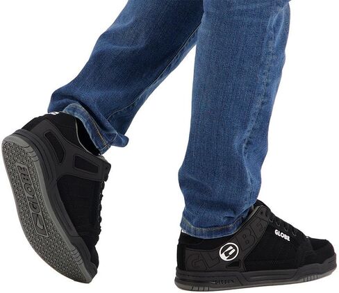 Globe Men's Tilt Skate Shoe, Steel/Black, 8.5 in Saudi Arabia