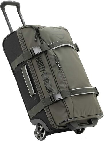 Harley-Davidson 21 "Nomad Wheeling Duffel Bag W/Shark Wheels- Green/Black (21") in Kuwait