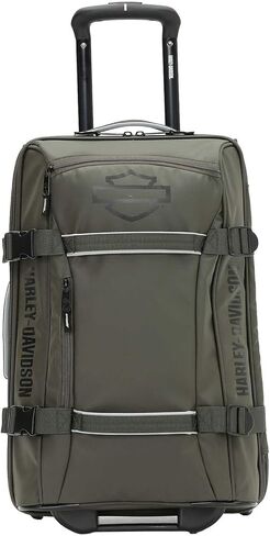 Harley-Davidson 21 "Nomad Wheeling Duffel Bag W/Shark Wheels- Green/Black (21") in Kuwait