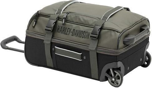 Harley-Davidson 21 "Nomad Wheeling Duffel Bag W/Shark Wheels- Green/Black (21") in Kuwait
