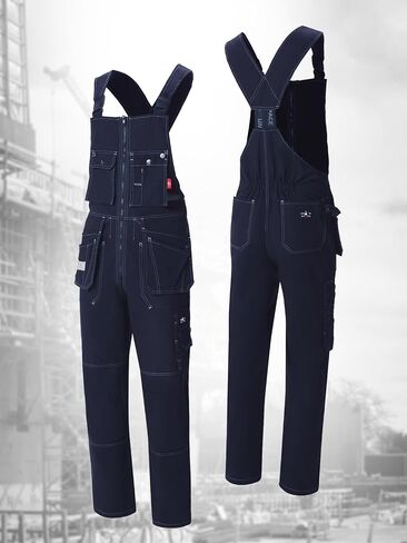 Men's Work Overalls UnionSpace – Durable Heavy Duty Bib Overalls with Reinforced Knees and Multi-Pocket Design in Saudi Arabia