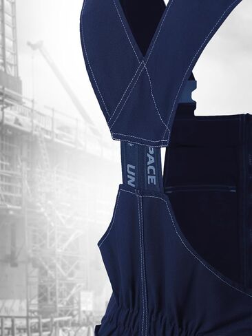 Men's Work Overalls UnionSpace – Durable Heavy Duty Bib Overalls with Reinforced Knees and Multi-Pocket Design in Saudi Arabia