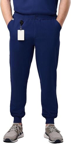 Peelz Mike Fly Front 4-Pocket Jogger Scrub Pants for Men - Soft Stretch Fabric, Men’s Scrubs, Slim Fit in Kuwait