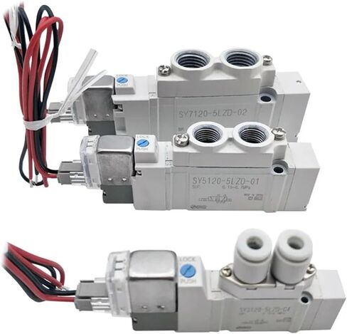 1PCS 5 Port Solenoid Valve Plug-in Type SY5120/5220/5320 SY5120-5LZE-01 SY5220-5D-C6 SY5220-5LZD-01(SY5320-5LZE-01) in Saudi Arabia