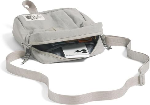 The North Face Berkeley Crossbody Bag | حزام قابل للتعديل ، والتشطيب المائي ، والمقسم الداخلي والجيب الخارجي ، والبلاطة الحجرية ، وحجم واحد in Kuwait
