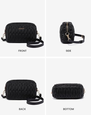 حقائب Crossbody مبطن LoveVook ، ومحفظة جلدية صغيرة عصرية ، ومحفظة كروس مع حزام قابل للتعديل للهدية in Saudi Arabia