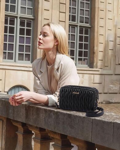 حقائب Crossbody مبطن LoveVook ، ومحفظة جلدية صغيرة عصرية ، ومحفظة كروس مع حزام قابل للتعديل للهدية in Saudi Arabia