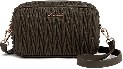 LOVEVOOK Quilted Crossbody Bags for Women, Small Trendy Leather Purse, Crossbody Purse with Adjustable Strap for Gift in Kuwait