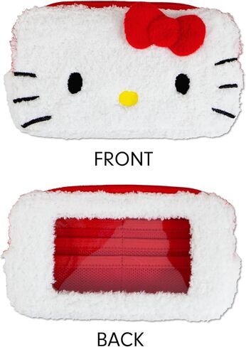 Sonix x Sanrio Plush Phone Wallet - Fuzzy Character Crossbody Bag, Furry Phone Bag, Universal Smartphone Purse - Hello Kitty in Kuwait