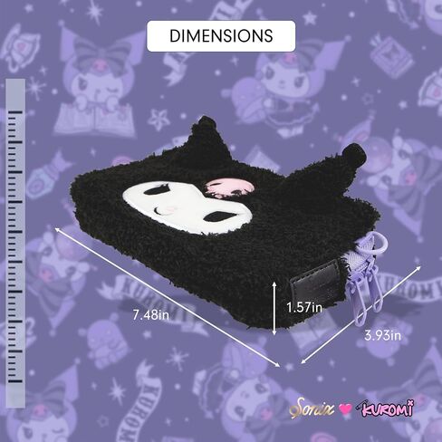 Sonix x Sanrio Plush Phone Wallet - Fuzzy Character Crossbody Bag, Furry Phone Bag, Universal Smartphone Purse - Hello Kitty in Kuwait