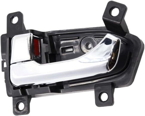 1Pc Front Rear Left Right Car Interior Door Handle Chrome for Kia Sportage 2011 2012 2013 2014 2015 2016 82610-3W010 82620-3W010(Black-Right) in Saudi Arabia