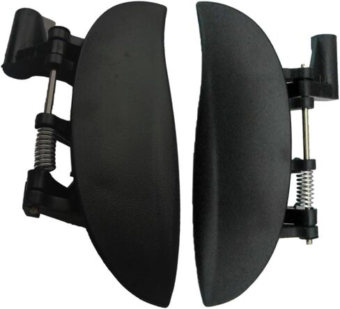 Car Front Exterior Outside Door Handles Left/Right Black for Hyundai Atos Amica Sanatro Inokom 1997-2005 82650-02100 82660-02100(Black-Front Right) in Saudi Arabia