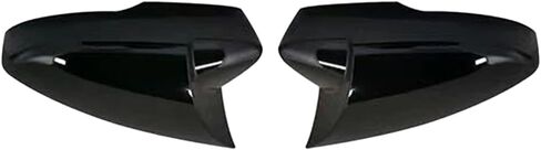2PCS الخلفية غطاء مرآة غطاء ألياف الكربون/يسار أسود+يمين ل Skoda Octavia MK3 A7 5E 2014 2015 2017 2018 2018 2020 (Carbon Fiber Black) in Saudi Arabia