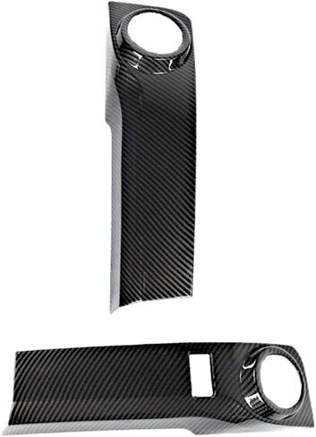 Carbon Fiber Center Console Air Conditioning Switch Panel Decoration Cover Trim for Toyota 4Runner 2010-2019 Interior Accessory in Saudi Arabia