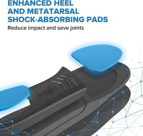 [New 2025] Orthotic Work Insoles - Work Boot Inserts for Standing All Day - Anti Fatigue Medium Arch Support Shoe Insoles Men Women Insert for Plantar Fasciitis - Flat Feet Leg Feet Pain Relief in Kuwait