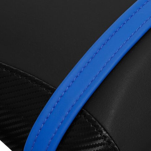 نسخة. السائق الأمامي المتسابق ومقعد الركاب الخلفي مناسب لـ Yamaha YZF R1 2004-2006 ، Stitches Blue in Kuwait