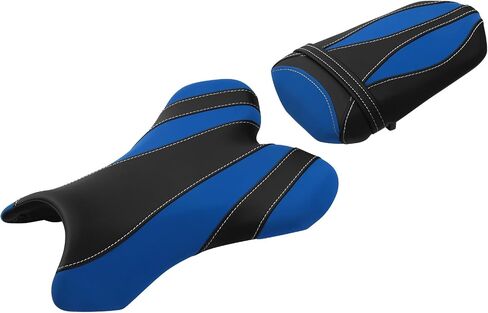 C.C. RIDER Front Driver & Rear Passenger Seat Fit For Yamaha YZF R1 2004-2006, Blue Stitches in Saudi Arabia