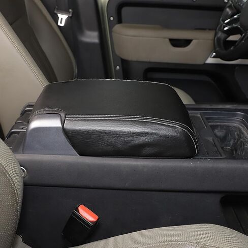 HappyHorse Car Armrest Cover Box Cover متوافق مع Land Rover Defender 90 110 130 2020-2025 ， Center Console PAD CONDERPARTING RACKREST ARMS COVER COVER INVILION in Kuwait