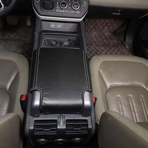 HappyHorse Car Armrest Cover Box Cover متوافق مع Land Rover Defender 90 110 130 2020-2025 ， Center Console PAD CONDERPARTING RACKREST ARMS COVER COVER INVILION in Kuwait