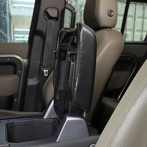 HappyHorse Car Armrest Cover Box Cover متوافق مع Land Rover Defender 90 110 130 2020-2025 ， Center Console PAD CONDERPARTING RACKREST ARMS COVER COVER INVILION in Kuwait