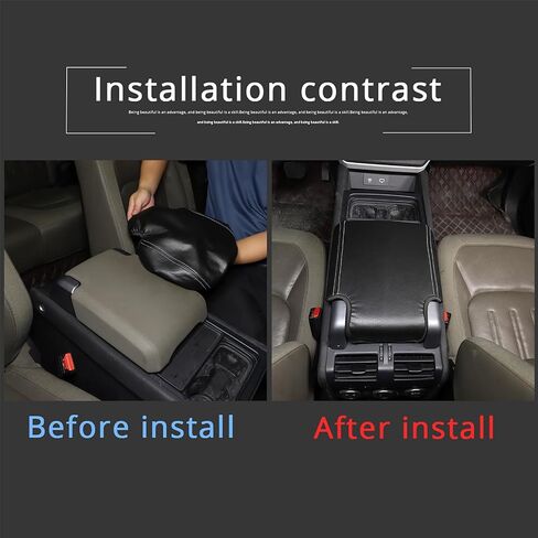 HappyHorse Car Armrest Cover Box Cover متوافق مع Land Rover Defender 90 110 130 2020-2025 ， Center Console PAD CONDERPARTING RACKREST ARMS COVER COVER INVILION in Kuwait