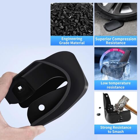 Extra Large Size Car Mud Flaps Splash Guards Mudflaps for Toyota Tacoma 2024 2025 Pickup Truck Auto Exterior Accessories Front Rear Tire Mudguards Wheel Inner Fender Liner Guard Flap Fenders in Saudi Arabia
