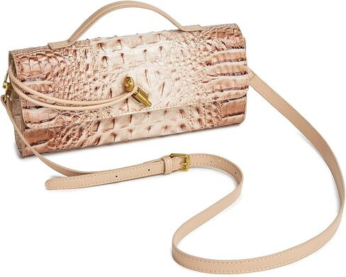 Trendy Women Crocodile Evening Clutch Purse Crossbody Shoulder Handbag Cute Vegan Leather Satchels in Kuwait