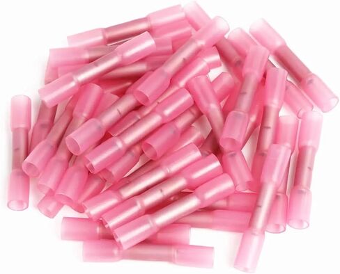 300 PCS Pack Waterproof Thermal Butt Crimp Shrink Terminal Quick Wiring Connector AWG 22-10/0.3-6.0mm2 Sealed Automotive Insulation in Saudi Arabia
