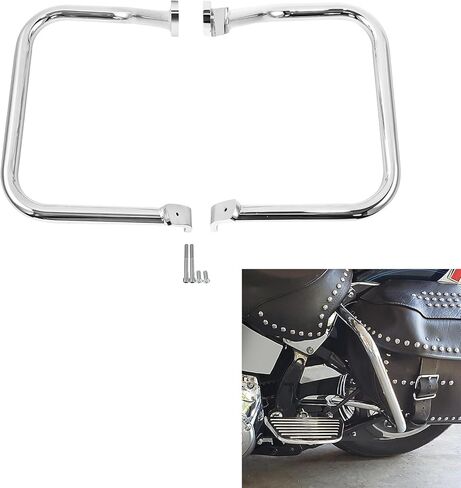 TCMT الخلفية السرجية حارس السكك الحديدية تناسب Harley Heritage Softail Classic FLSTC 2000-2017 Night Train Softail Standard Springer Softail 2000-2005 in Saudi Arabia