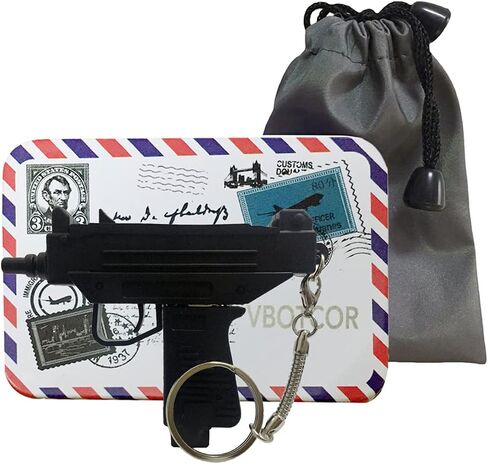 Cartoon USB 2.0 Flash Drive Memory Thumb Stick Date Storage Jump Pendrive Cute Funny Gun Shape with Key Chain for Computer Laptop Novelty Gift Pistol 32GB in Kuwait