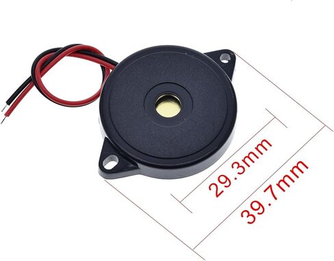1/5PCS 30X5.5MM Enclosed Piezo Passive Buzzer Element W/Wires AT3040(5pcs) in Saudi Arabia