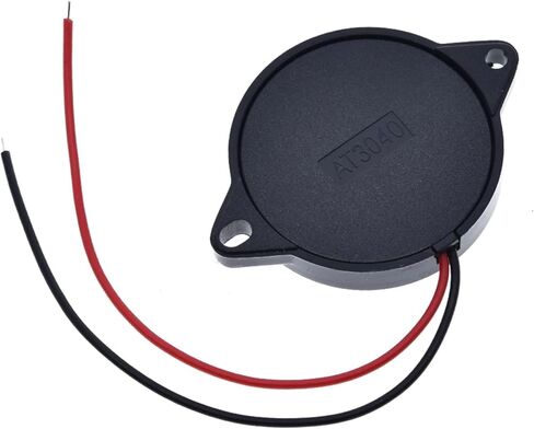 1/5PCS 30X5.5MM Enclosed Piezo Passive Buzzer Element W/Wires AT3040(5pcs) in Saudi Arabia