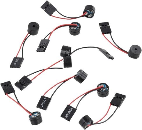 10PCS Speaker Buzzer Beep Alarm Beep Speaker Computer Motherboard Onboard Case Buzzer in Saudi Arabia