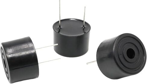1pcs 2316 Active Buzzer Alarm Long Continuous Sounder Beep Tone Piezoelectric Buzzer DC 6V-24V Dimension 23x16MM in Saudi Arabia