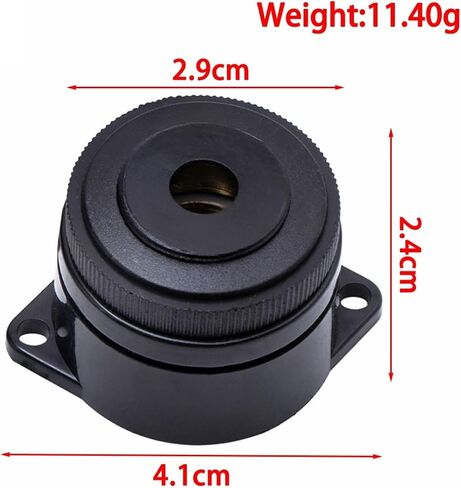 QSI-2910 90DB Buzzer 29.5x24.5mm DC 12V Piezoelectric Buzzer Sound Sound in Saudi Arabia