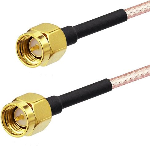 BINGFU SMA Male to SMA Male RG316 Coaxial Jumper Cable 30cm 12 inch (2 pack) for LNA Low Love RTL SDR Dongle ADS-B Receiver VNA Vector Network Analyzer Alemzer SWR Meter in Kuwait