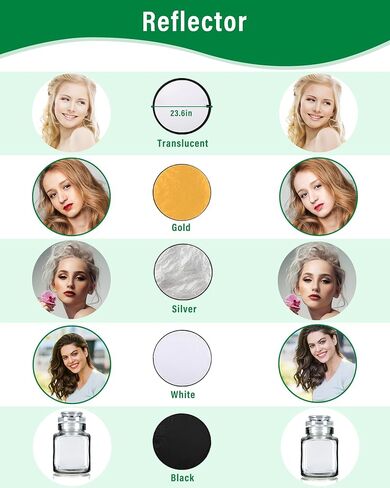 Andoer Photography Studio Softbox Lighting Kit and 6.5ftx10ft(2X3Meters) Background Support System Including 3pcs Backdrops(Black/White/Green) Screen for Photo, Video, Portrait and Live in Saudi Arabia