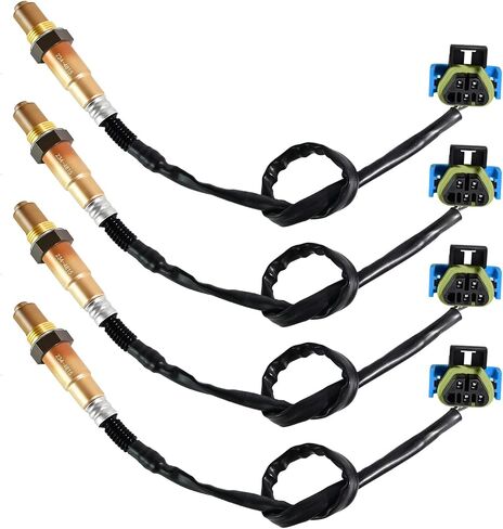4Pcs Oxygen O2 Sensor 250-24649, 234-4815, 15494, Automotive Replacement 02 Sensors Upstream Downstream Compatible with Chevrolet/Chevy for GMC for Terrain for Buick for Cadillac for Saturn in Saudi Arabia