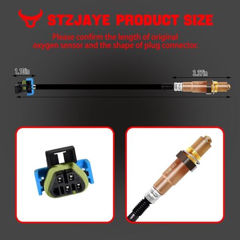 4Pcs Oxygen O2 Sensor 250-24649, 234-4815, 15494, Automotive Replacement 02 Sensors Upstream Downstream Compatible with Chevrolet/Chevy for GMC for Terrain for Buick for Cadillac for Saturn in Saudi Arabia