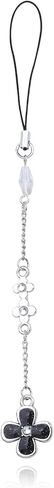 Four Leaf Clover Phone Charm - Cartoon Anime Lucky Flower Pendant - Cell Phone Strap Keychain Bag Charm Car Accessory in Kuwait
