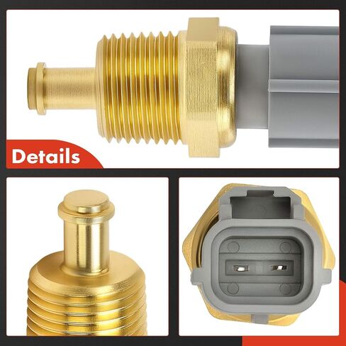 مستشعر درجة حرارة سائل تبريد المحرك A-premium [2 شفرات] متوافق مع الحصاد الدولي 2554 ، 2574 ، 2654 ، 2674 ، 3000 ، 3200 ، 3600 ، 3800 ، 4300 ، 4400 ، 4700 ، 4800 ، 4900 ، 7100 ، 7300 ، 7500 ، 7500 in Saudi Arabia