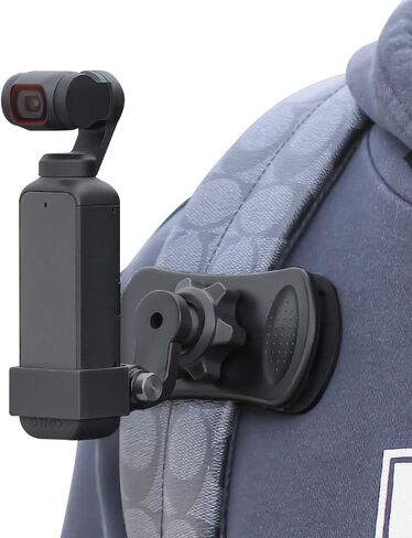 حامل بمشبك لحزام حقيبة الظهر المغناطيسي، حامل بمشبك سريع مع درجتين متوافق مع DJI Osmo Pocket 3، GoPro Hero 12/11/10 والمزيد in Kuwait