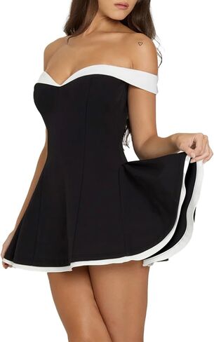 Women's Ruffle Hem Mini Dress Ruched Waist Summer Sleeveless Sexy Corset Short Party Bodycon Y2K Dresses in Kuwait