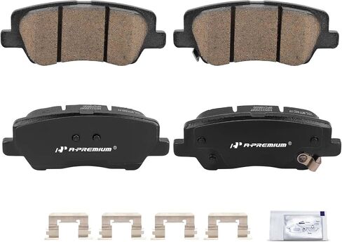 A-Premium Rear Ceramic Disc Brake Pads Set Compatible with Cadillac CTS 2014-2019, ATS 2013-2019, 4 Pcs in Saudi Arabia