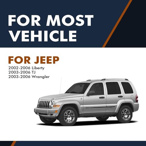 PM بديل للفرامل الخلفية التلقائية للفرامل لصالح 2003-2006 Jeep Wrangler ، مجموعة من 4 منصات الفرامل السيراميك in Saudi Arabia