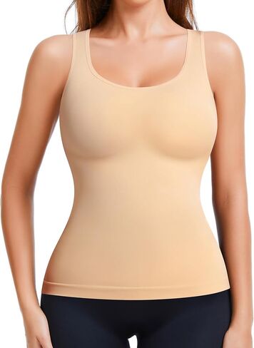 Compression Tanks for Women, Tummy Control Shapewear Tank Tops, Seamless Slimming Body Shaper Camisole in Kuwait
