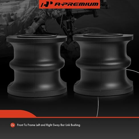 A-Premium 2 x Front To Frame Sway Bar Bushing Kit, Compatible with Jeep Grand Cherokee, Commander, 2006 2007 2008 2009 2010 in Saudi Arabia