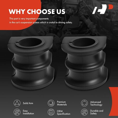 A-Premium 2 x Front To Frame Sway Bar Bushing Kit, Compatible with Jeep Grand Cherokee, Commander, 2006 2007 2008 2009 2010 in Saudi Arabia