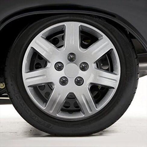 مجموعة من أربع أغطية 16 'Hubcap Silver Honda لـ Honda Civic 2006-2011 (Bolt-on) in Saudi Arabia